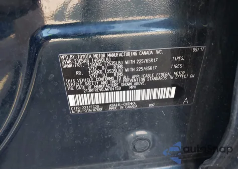 2018 Toyota Rav4 Xle from USA, damaged, VIN 2T3RFREV0JW704159